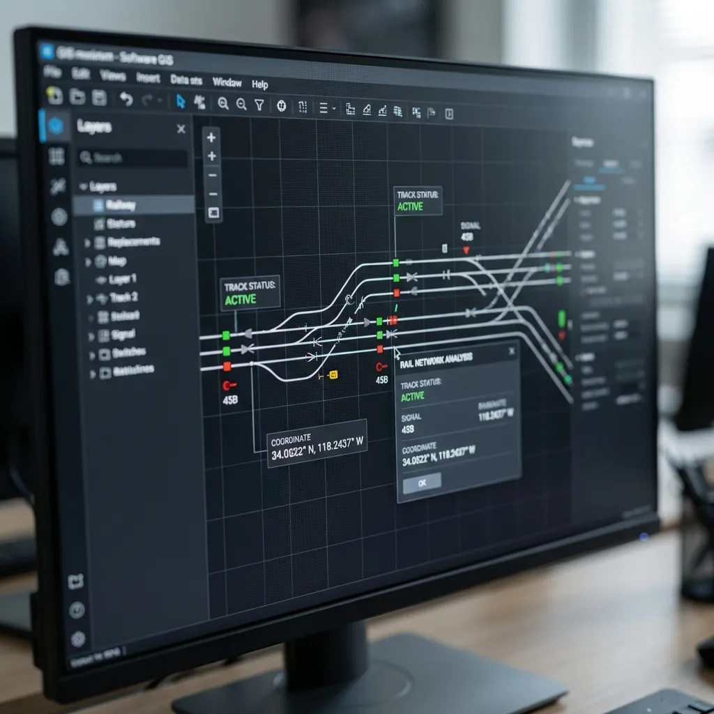 Digital control center for rail infrastructure